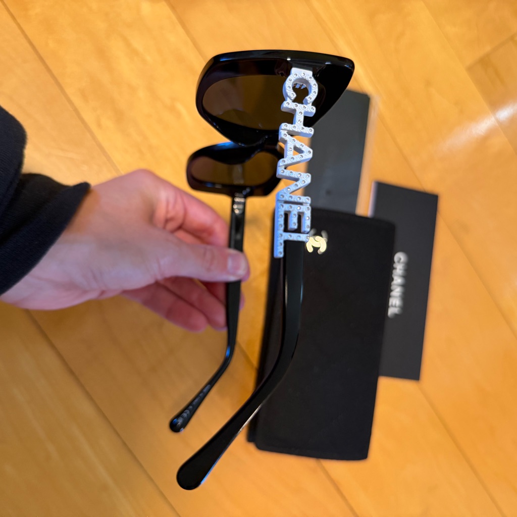 Chanel Black Square Sunglasses